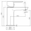 Смеситель для раковины Damixa Scandi Pro HFSP02100