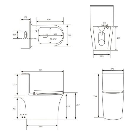 Унитаз Grossman Thin Rim GR-5607SQ