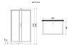 Душевая кабина Niagara 120x90 NG-7711WR