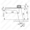 Смеситель для раковины Black & White U7510GM