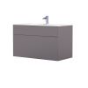 Тумба с раковиной Am.Pm Inspire V2.0 100 элегантный серый M50AFHX1003EGM