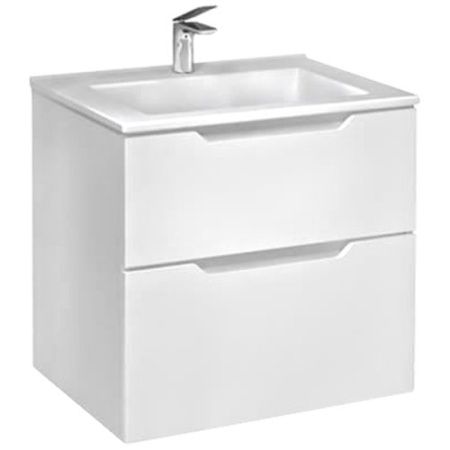 Тумба с раковиной Jorno Slide 65 Sli.01.65/P/W