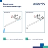 Смеситель для ванны Milardo Tring TRISB02M10