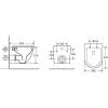 Унитаз подвесной WeltWasser Merzbach 041 XL MT-BL 10000008269