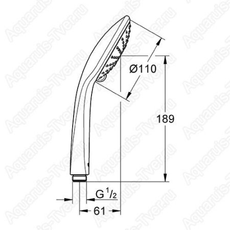 Ручная лейка Grohe Euphoria d11см 27220000