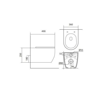 Унитаз подвесной Aquatek Европа New AQ1106-00