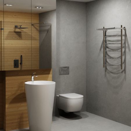 Полотенцесушитель водяной Aringa Бро 50x74 П8 AR03030CH