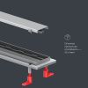Душевой лоток Am.Pm PrimeFlow Cut Gradient 90см W02SC-U11-090-04SB