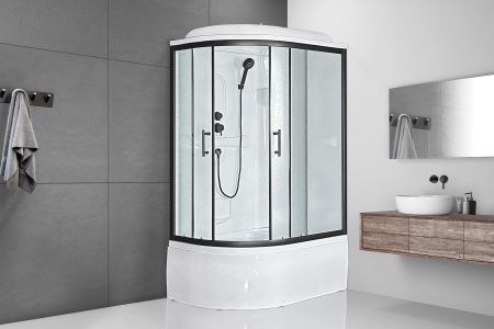 Душевая кабина Royal Bath BK 120x80 RB8120BK1-M-R-BL Practic