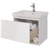 Тумба с раковиной Dreja Eco Perfecto 60 99.0806 белый глянец
