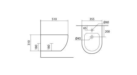 Биде подвесное Aquatek Европа AQ1016-00