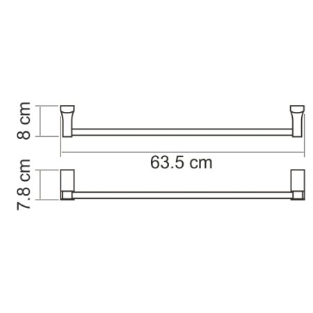 Полотенцедержатель WasserKRAFT Abens K-3230