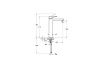 Смеситель для раковины Vitra Root Square (медь) A4273326EXP