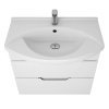 Тумба с раковиной Dreja Eco Laguna Plus 75 99.0106 белый глянец
