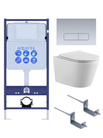 Инсталляция Aquatek с унитазом Aquatek Вега SET AQUATEK ВЕГА-1905-014