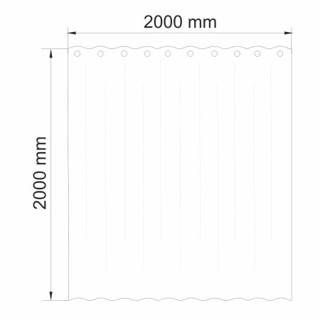 Шторка для ванны WasserKRAFT Isen SC-40202