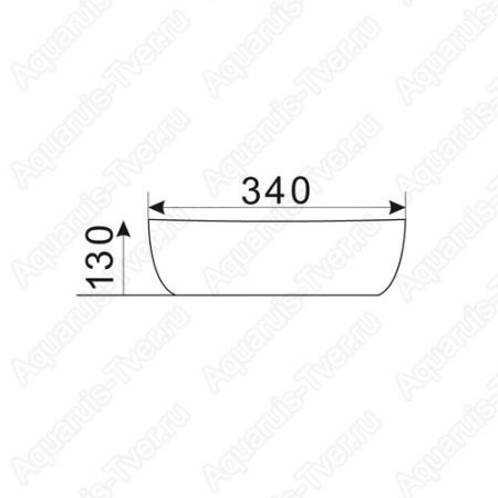 Раковина CeramaLux 46,5см D1333H131