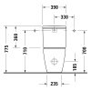 Унитаз-компакт Duravit D-Neo без смывного обода 2002090000