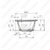 Акриловая ванна 1Marka Linea 165x85 (L)