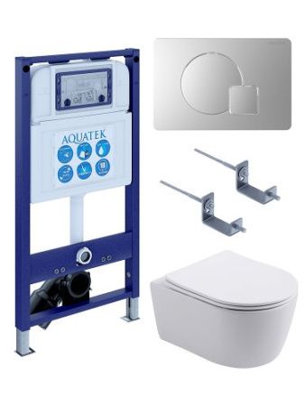 Инсталляция Aquatek с унитазом Aquatek Европа SET AQUATEK ЕВРОПА New-068 4в1
