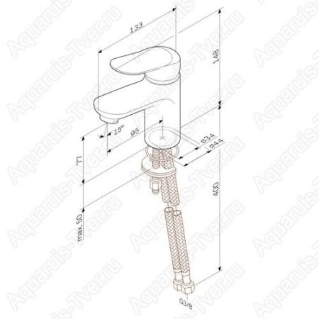 Смеситель для раковины Am.Pm Sunny F85C02100