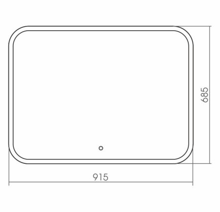 Зеркало Grossman Comfort 92см 690680