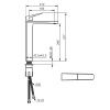 Смеситель для раковины  Damixa Merkur 400250300