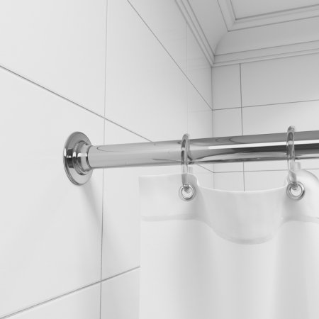Карниз для шторки Iddis Elegante 180x90 Г-образный хром 050A200I14