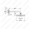 Верхний душ Grohe Tempesta d21см 26412000