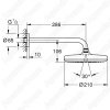 Верхний душ Grohe Tempesta d21см 26411000