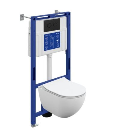 Инсталляция Cersanit Aqua 50 Prime P с унитазом Cersanit Brasko с микролифтом 69321