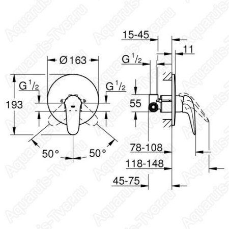 Смеситель Grohe Eurostyle 23725003