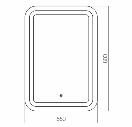 Зеркало Grossman Elegans 55см 555800