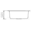 Мойка кухонная Seaman Eco 48x43 Wien SWT-4843.0