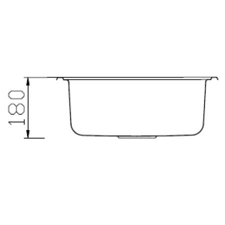 Мойка кухонная Seaman Eco 48x43 Wien SWT-4843.0