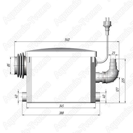 Канализационная насосная станция Unipump Sanivort 405 M