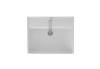 Тумба с раковиной Dreja Eco Q Plus 60 99.0004 белый глянец