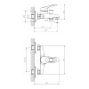 Смеситель для ванны Decoroom DR21 DR21035