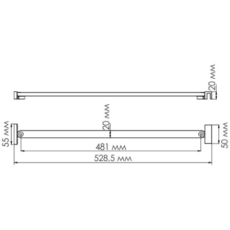 Фиксатор стекла WasserKRAFT D103