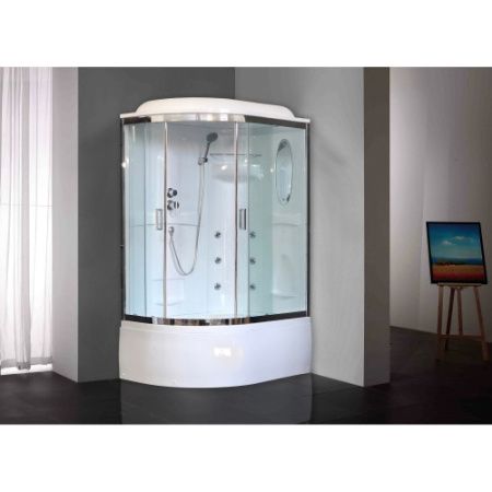 Душевая кабина Royal Bath 120х80 RB8120BK2-T-CH-R-EL