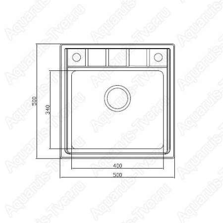Мойка Seaman Eco Roma SMR-5050A вентиль-автомат