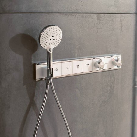 Лейка для душа Hansgrohe Raindance Select S 120 3 режима (бел/хром)