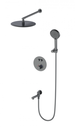 Душевая система Wonzon & Woghand Stick графит WW-88929010-BGM