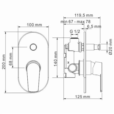 Смеситель WasserKRAFT Dill 6161