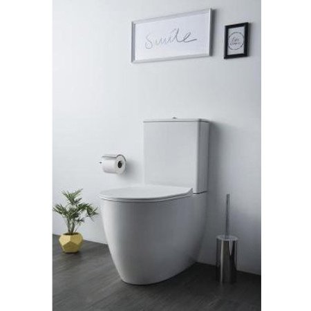 Унитаз-компакт Vitra Sento без смывного обода с микролифтом