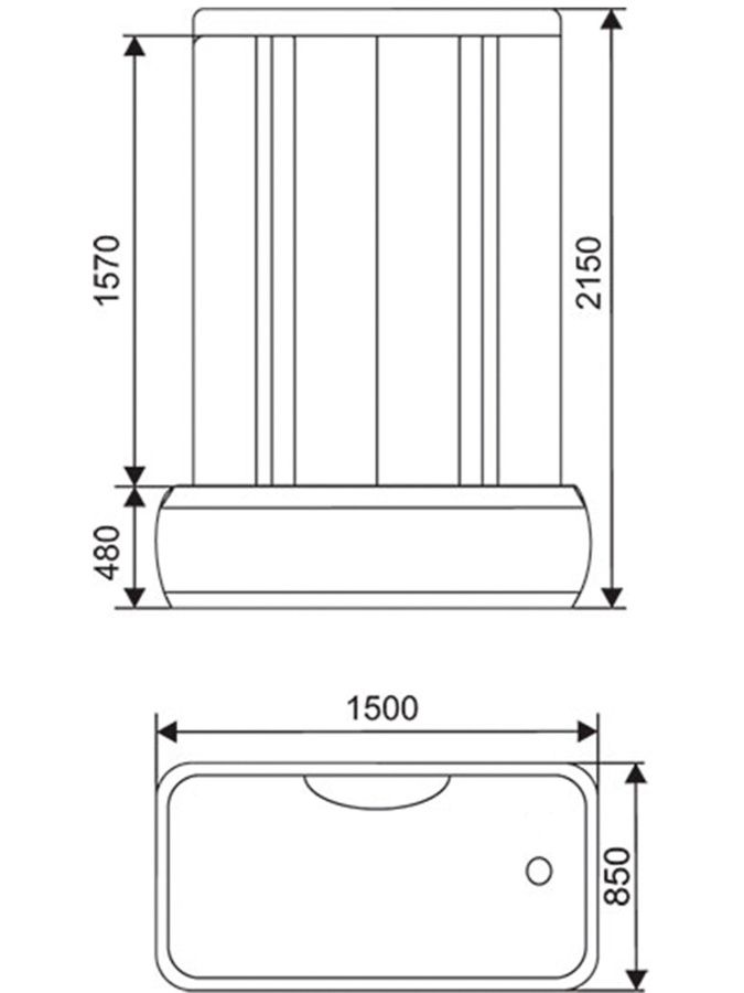 Душевая кабина Style S-25 150x85