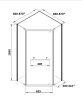 Душевой уголок Cerutti 90x90 Chika ZP91B
