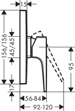 Смеситель Hansgrohe Metropol 32565000