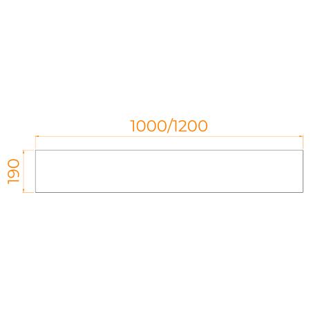 Панель для душевого поддона RGW Lux/TN 100 (фронтальный)