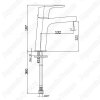 Сместитель для раковины E.C.A. Luna 102808940EX